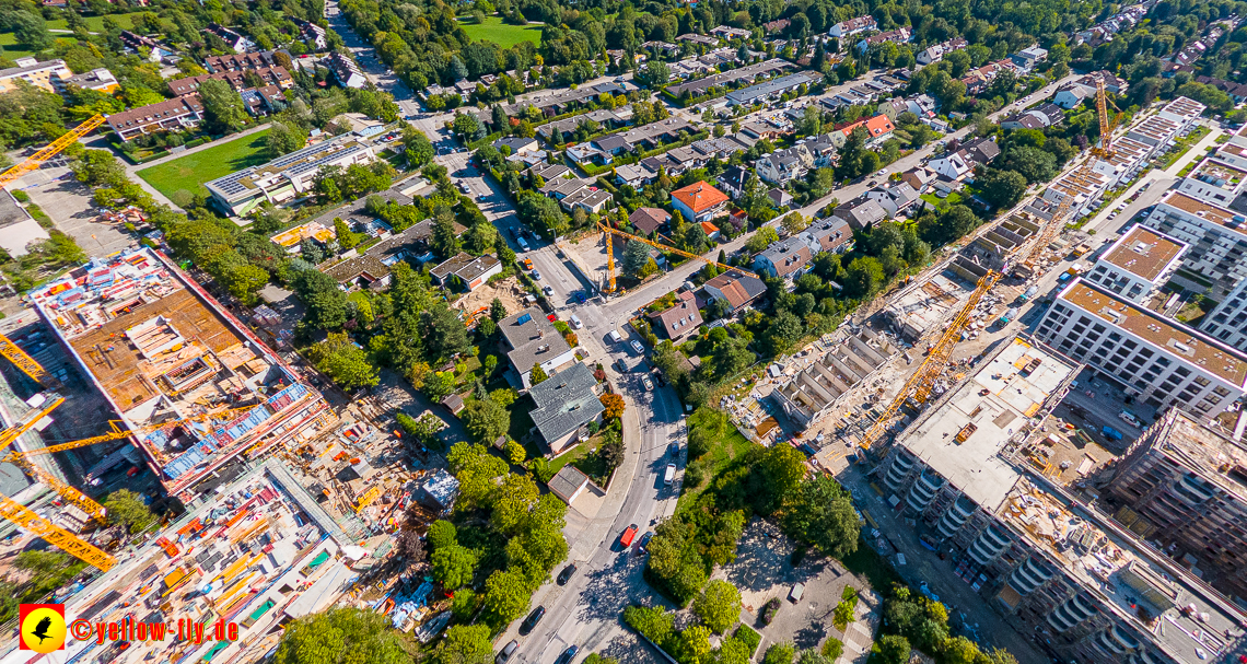 02.09.2023 - eine neue Baugrube auf dem Alexisquartier in Neuperlach